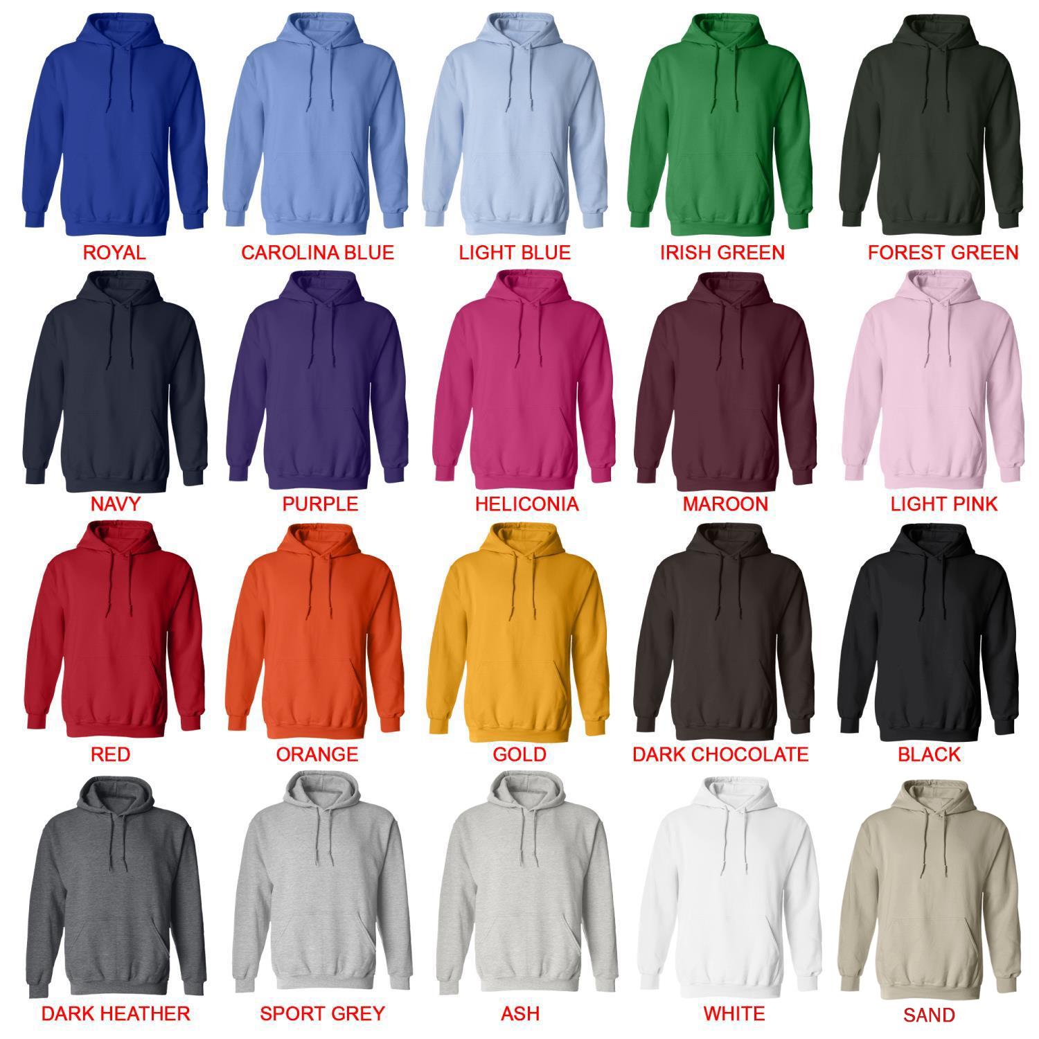 hoodie color chart - Tanya The Evil Store