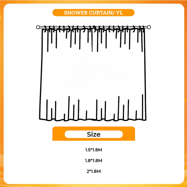 3D shower curtain - Tanya The Evil Store