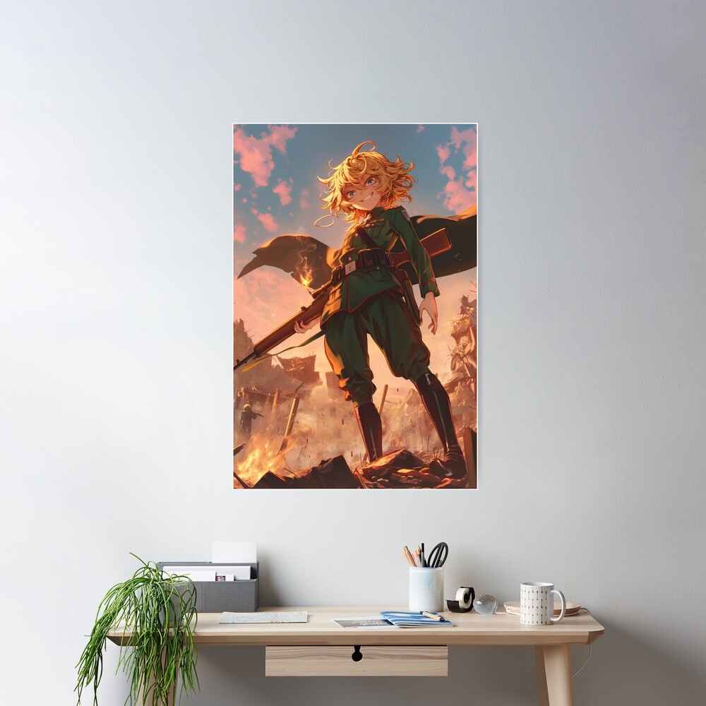 Tanya Degurechaff Military Art Poster - Image 2