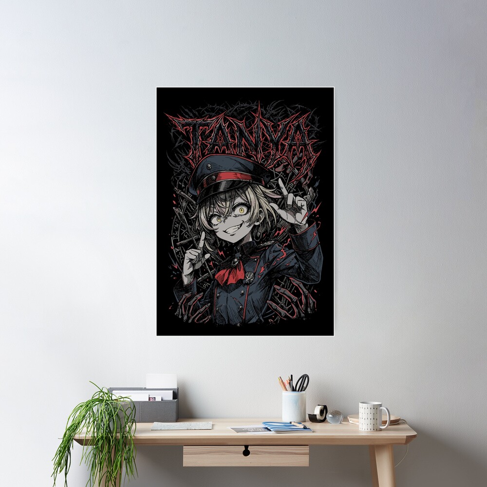 Tanya The Evil Military Dark Art Poster - Image 2
