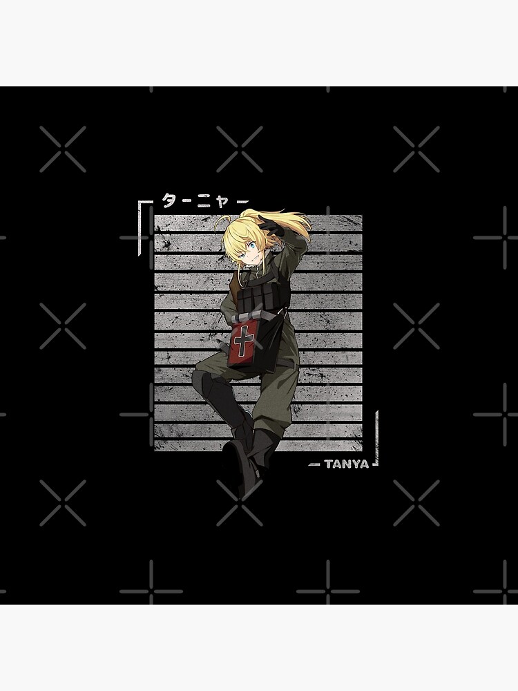 Tanya Von Degurechaff Youjo Senki Throw Pillow - Image 2