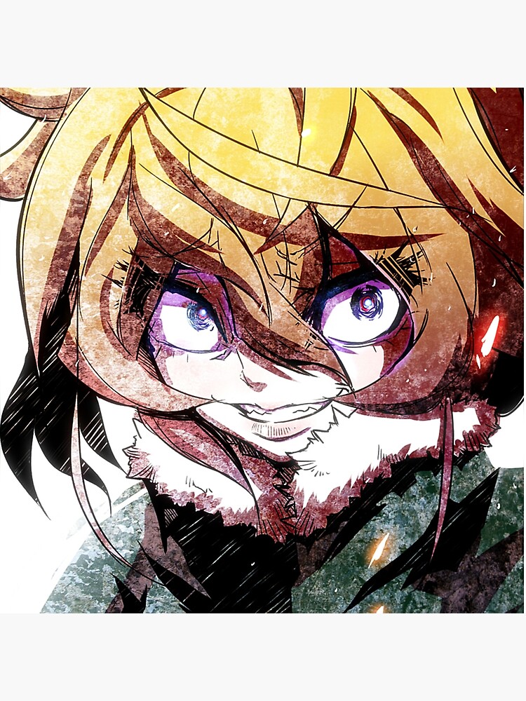 Tanya The Evil Glare Throw Pillow - Image 2