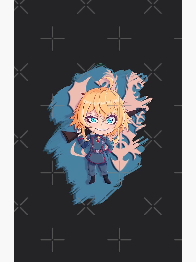 Tanya The Evil Chibi Tanya Degurechaff Mayhem Shower Curtain - Image 2