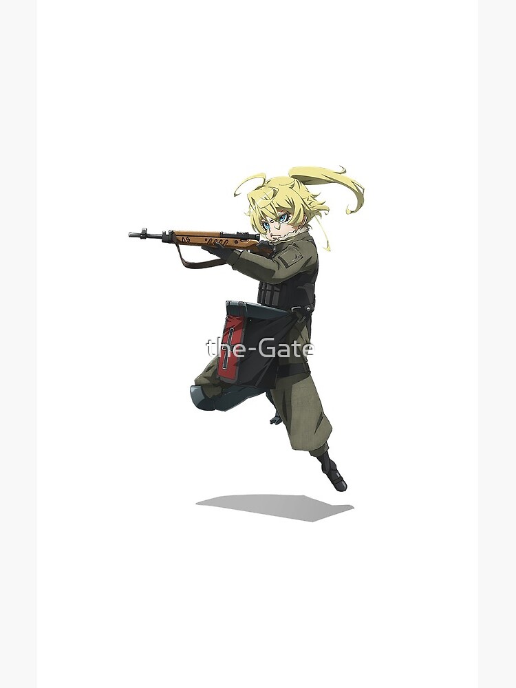 Tanya The Evil Tanya Von Degurechaff Anime Edition Shower Curtain - Image 2