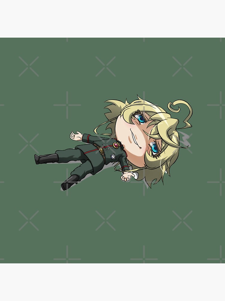 Tanya Degurechaff Chibi Playing Dead Tapestry - Image 2