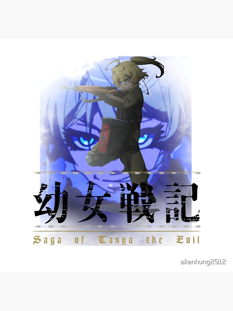 Saga Of Tanya The Evil Tanya Von Degurechaff Tapestry - Image 2