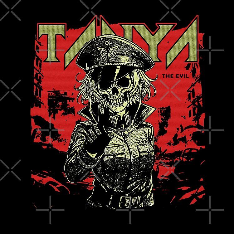 Saga Of Tanya The Evil Metal Warfare Tote Bag - Image 2