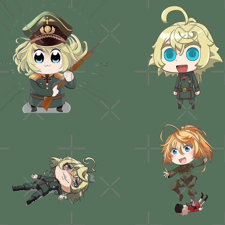 Tanya Degurechaff Chibi Pack Tote Bag - Image 2