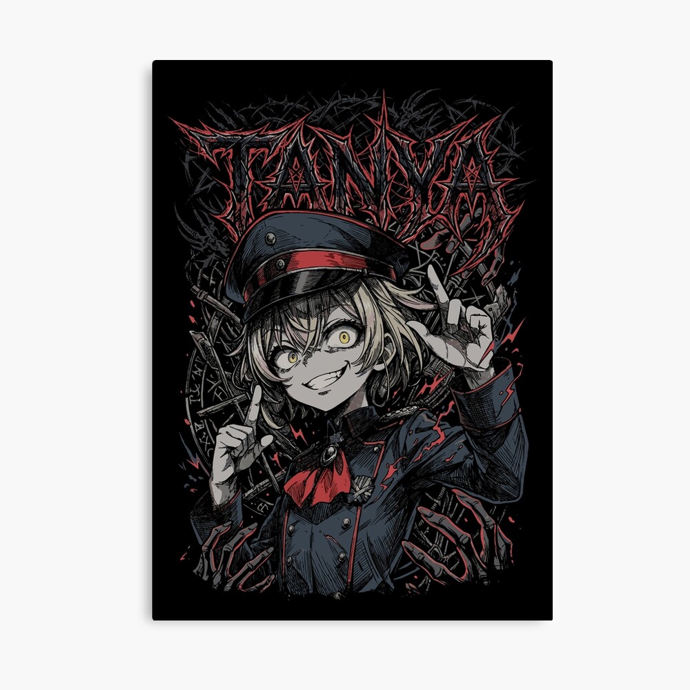 Tanya The Evil Military Dark Art Poster