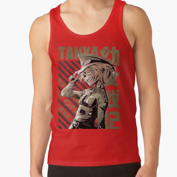 Tanya The Evil Tanya Degurechaff Battlefield Echo Tank Top - Image 4