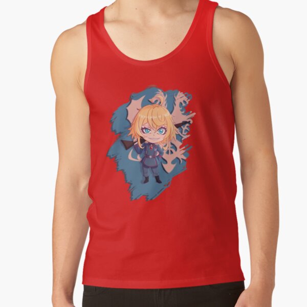 Chibi Tanya Mayhem Saga Of Tanya The Evil Tank Top - Image 4