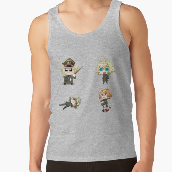 Tanya The Evil Chibi Tanya Division Pack Tank Top - Image 3