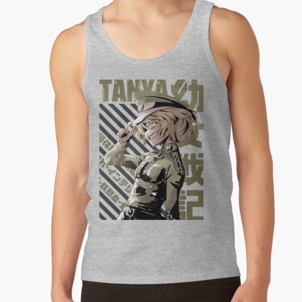 Tanya The Evil Tanya Degurechaff Battlefield Echo Tank Top - Image 3