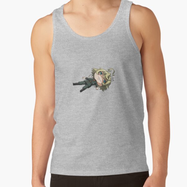 Tanya The Evil Chibi Tanya Playing Dead Tank Top - Image 3
