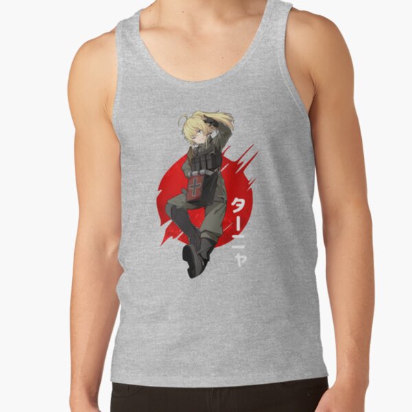 Tanya The Evil Tanya Degurechaff Elite Officer Tank Top - Image 3