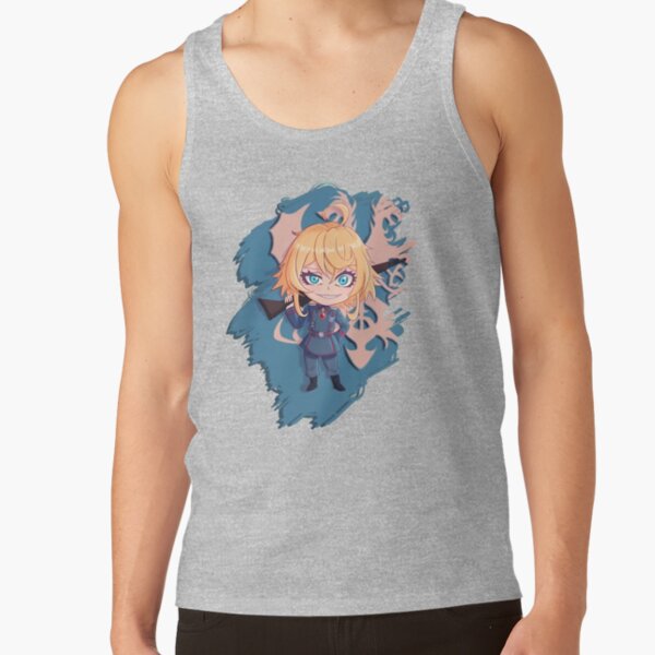 Chibi Tanya Mayhem Saga Of Tanya The Evil Tank Top - Image 3