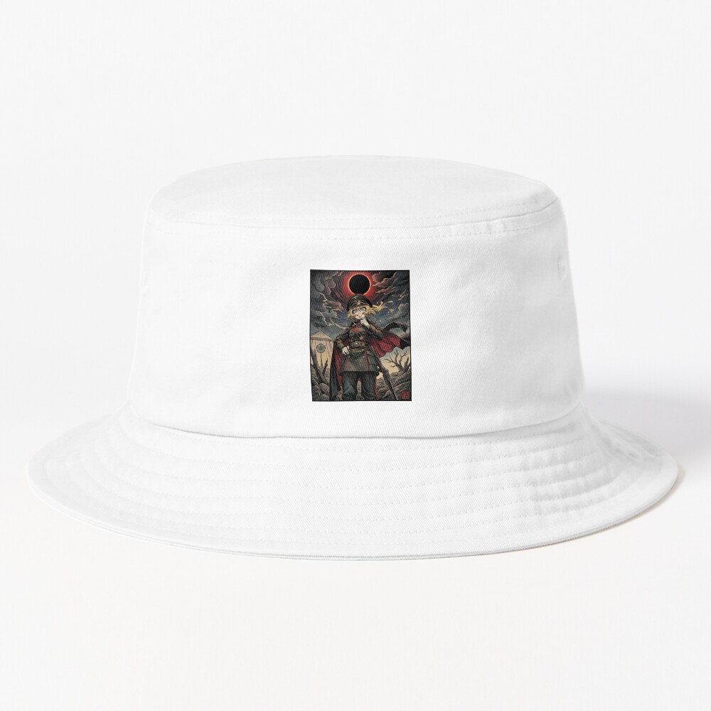 Saga Of Tanya The Evil Vintage Battalion Bucket Hat