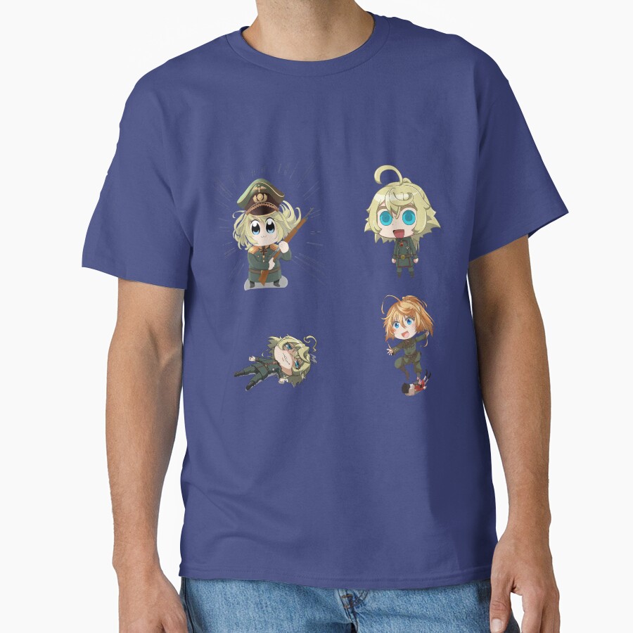 Tanya The Evil Chibi Tanya Division Pack T-shirt - Image 4
