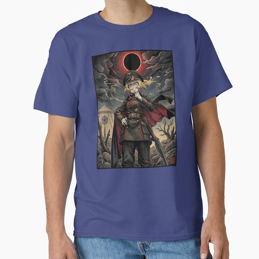 Tanya The Evil Tanya Degurechaff Vintage Battalion T-shirt - Image 5