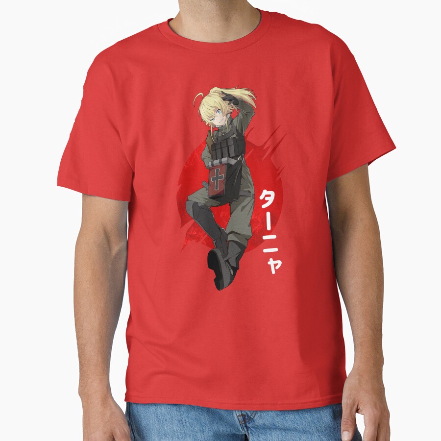 Tanya The Evil Tanya Degurechaff Elite Officer T-shirt - Image 5