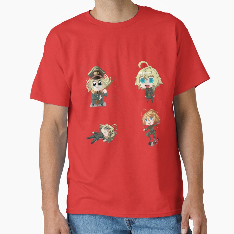 Tanya The Evil Chibi Tanya Division Pack T-shirt - Image 5