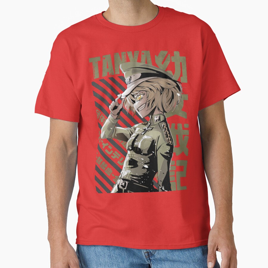 Tanya The Evil Tanya Degurechaff Battlefield Echo T-shirt - Image 5