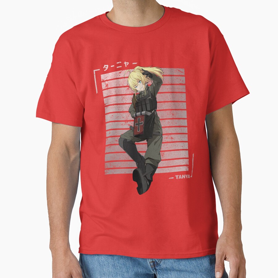 Tanya Von Degurechaff Iron Command Tanya The Evil T-shirt - Image 5