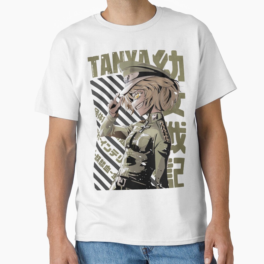 Tanya The Evil Tanya Degurechaff Battlefield Echo T-shirt - Image 2