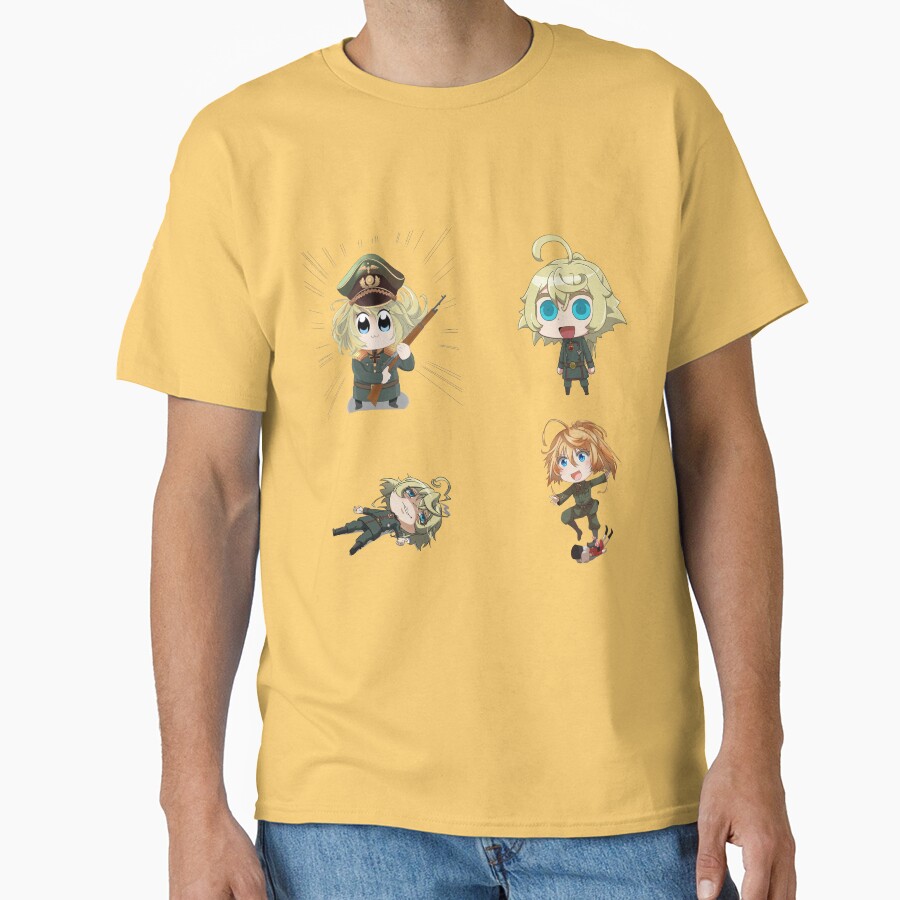 Tanya The Evil Chibi Tanya Division Pack T-shirt - Image 6