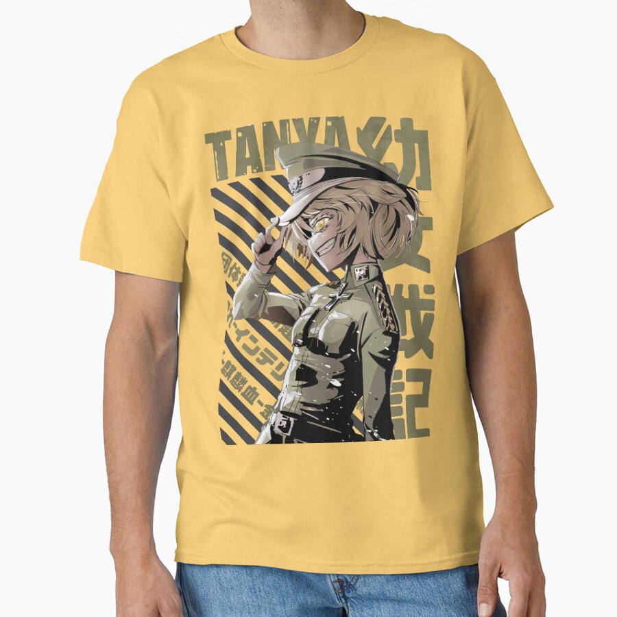 Tanya The Evil Tanya Degurechaff Battlefield Echo T-shirt - Image 6