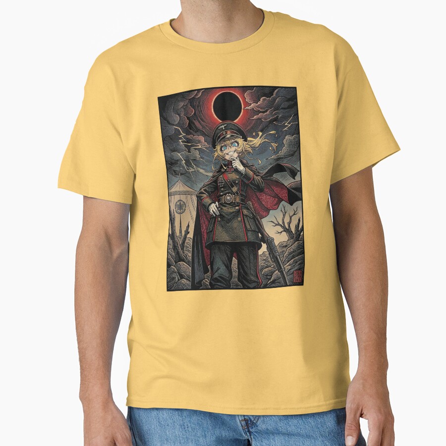 Tanya The Evil Tanya Degurechaff Vintage Battalion T-shirt - Image 6
