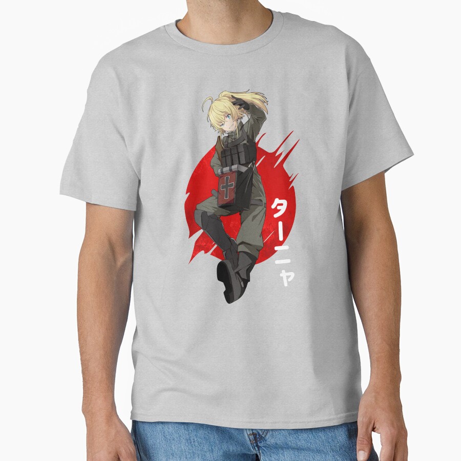 Tanya The Evil Tanya Degurechaff Elite Officer T-shirt - Image 3