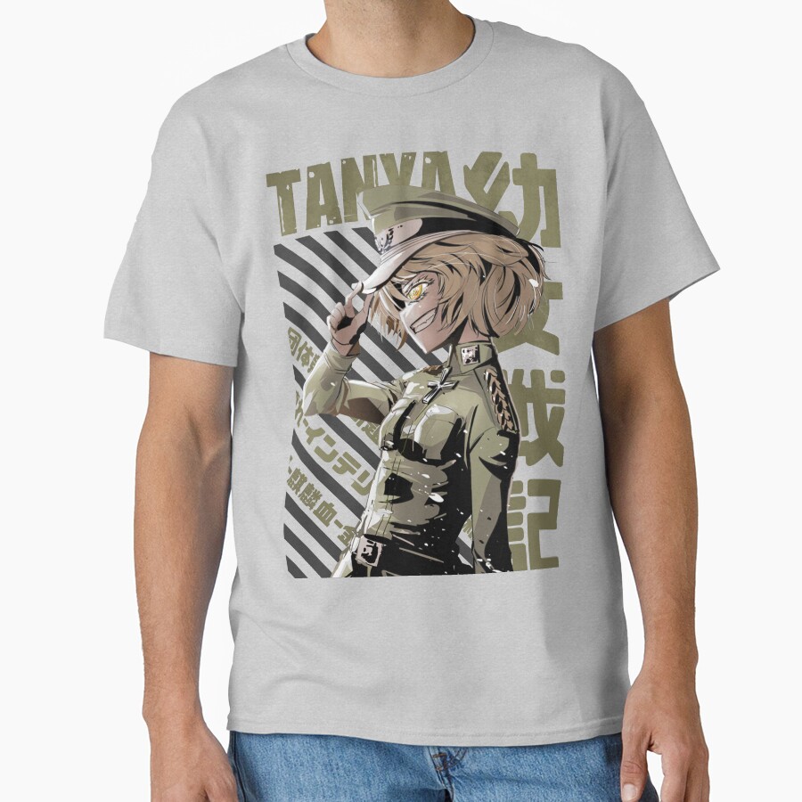 Tanya The Evil Tanya Degurechaff Battlefield Echo T-shirt - Image 3