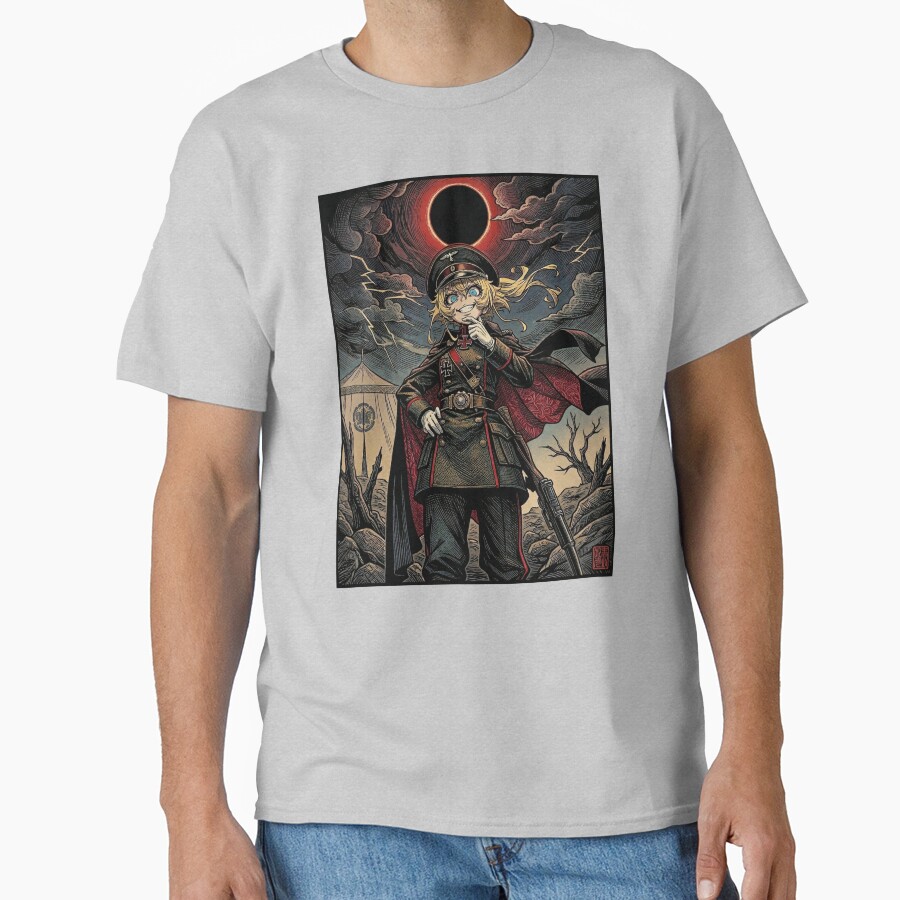 Tanya The Evil Tanya Degurechaff Vintage Battalion T-shirt - Image 4
