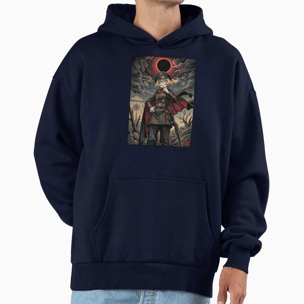 Tanya The Evil Tanya Degurechaff Vintage Battalion Hoodie - Image 5
