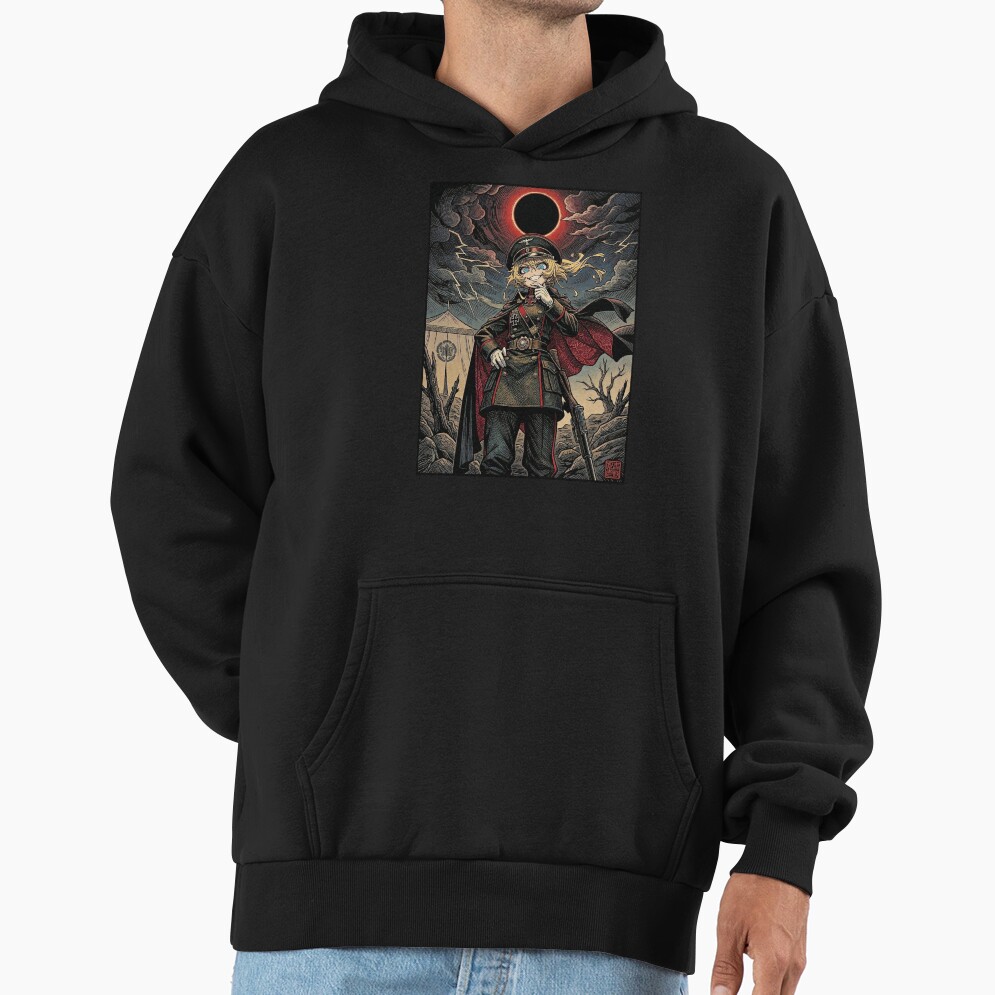 Tanya The Evil Tanya Degurechaff Vintage Battalion Hoodie - Image 3