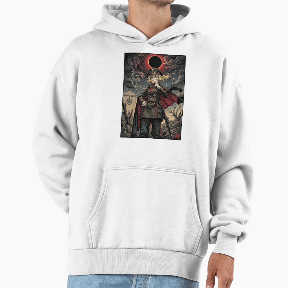 Tanya The Evil Tanya Degurechaff Vintage Battalion Hoodie - Image 2