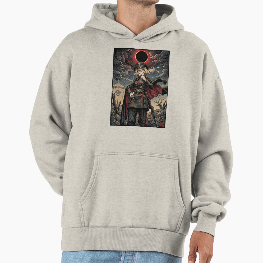 Tanya The Evil Tanya Degurechaff Vintage Battalion Hoodie - Image 4