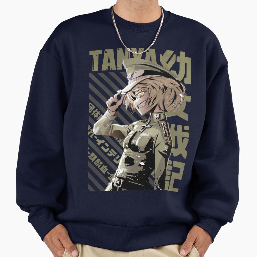 Tanya The Evil Tanya Degurechaff Battlefield Echo Sweatshirt - Image 5