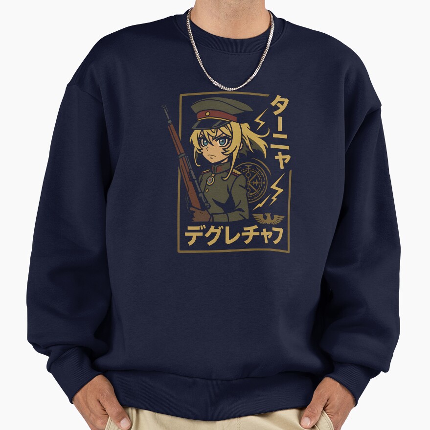 Tanya Infernal Battalion Saga Of Tanya The Evil Sweatshirt - Image 5
