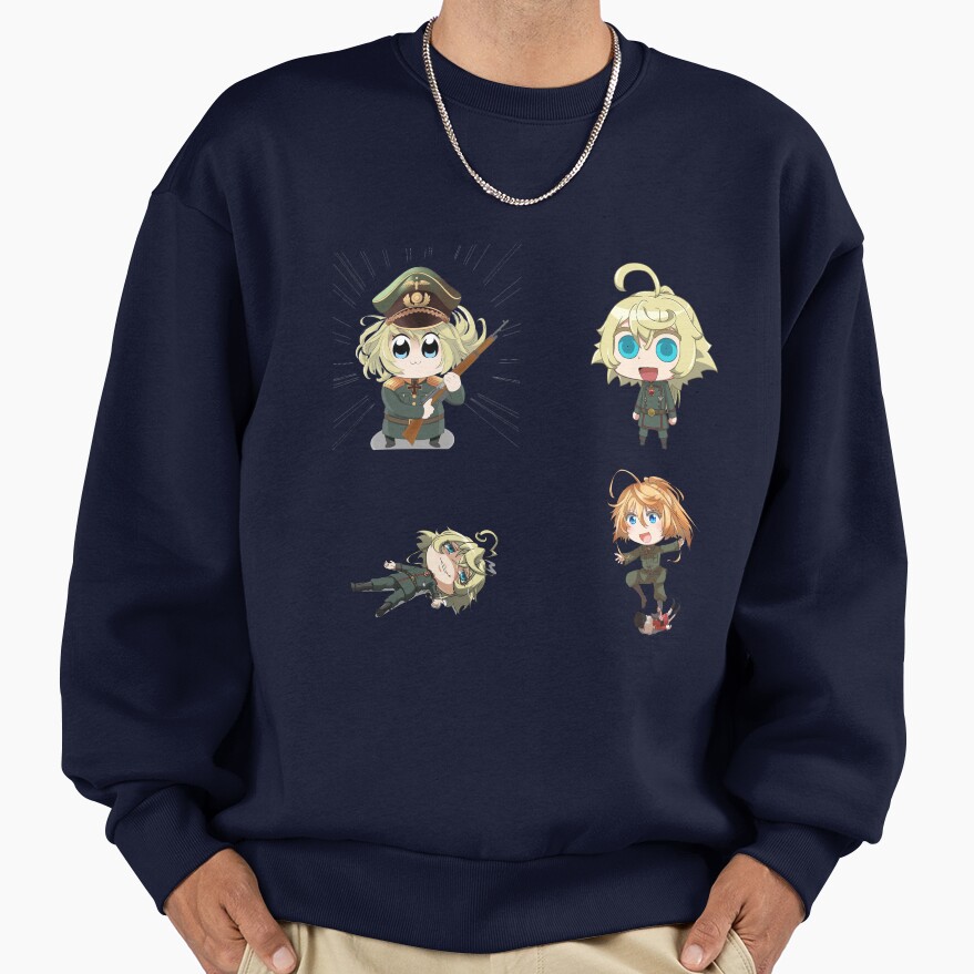 Tanya The Evil Chibi Tanya Division Pack Sweatshirt - Image 5