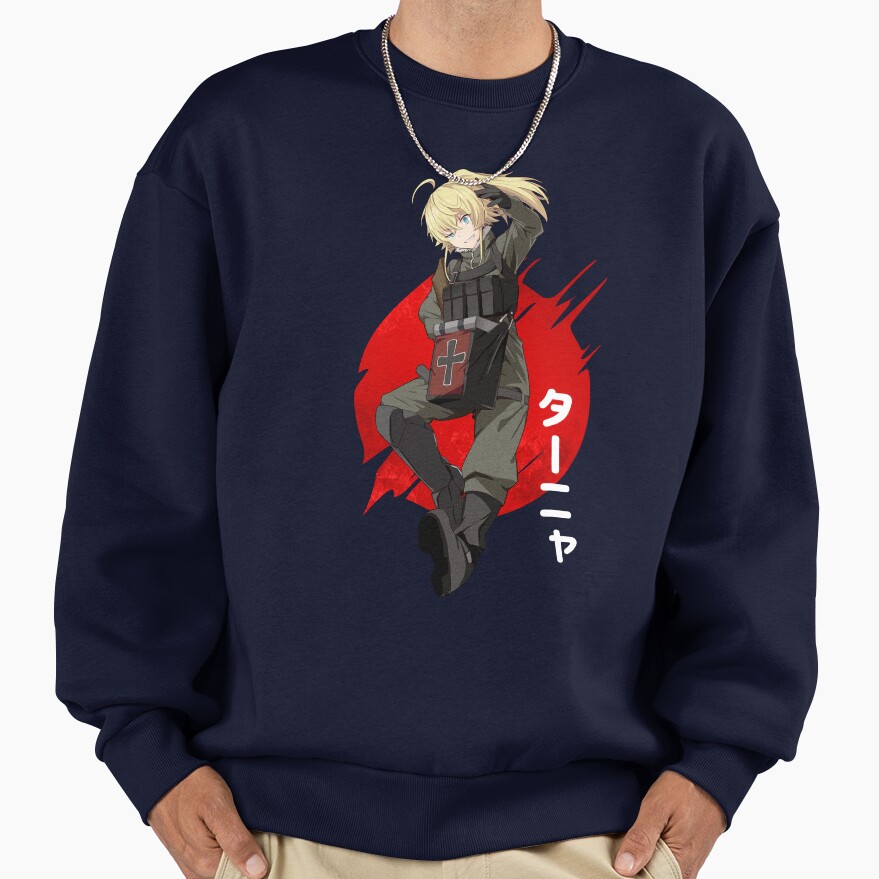 Tanya The Evil Tanya Degurechaff Elite Officer Sweatshirt - Image 5