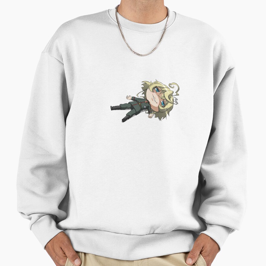 Tanya The Evil Chibi Tanya Playing Dead Sweatshirt