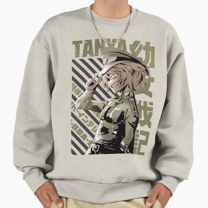 Tanya The Evil Tanya Degurechaff Battlefield Echo Sweatshirt - Image 3