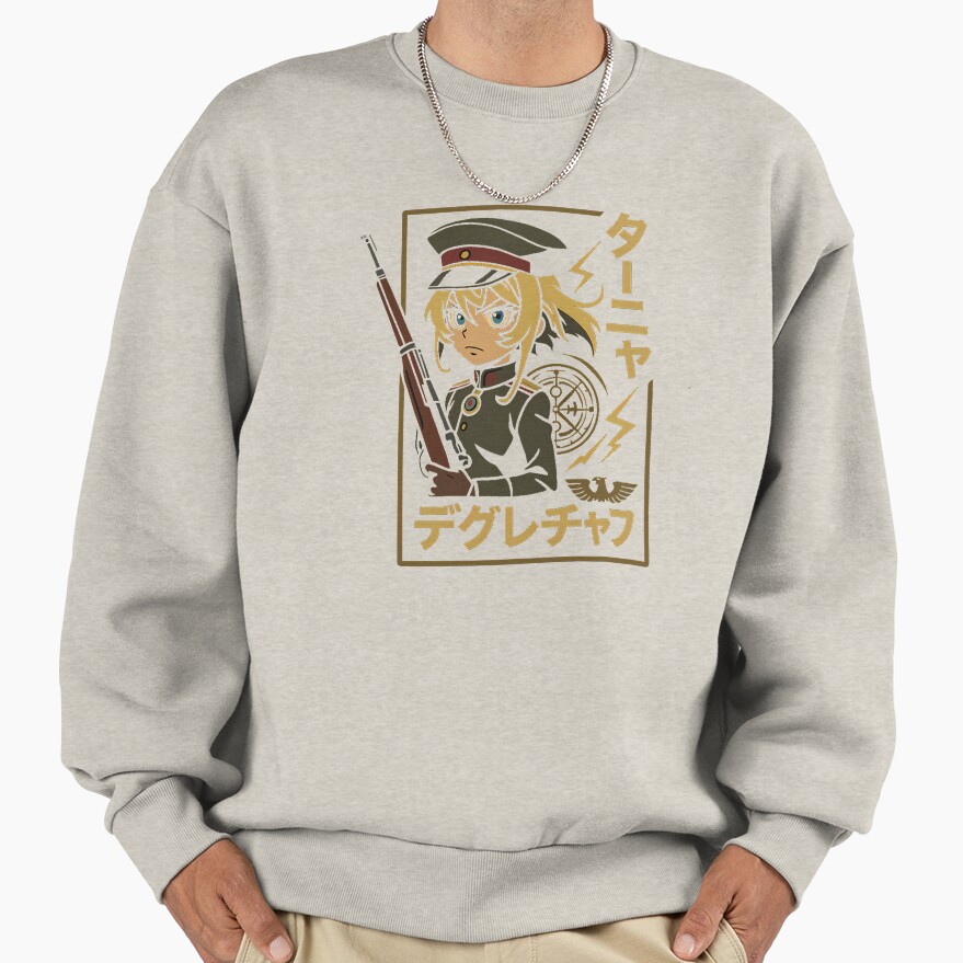 Tanya Infernal Battalion Saga Of Tanya The Evil Sweatshirt - Image 3