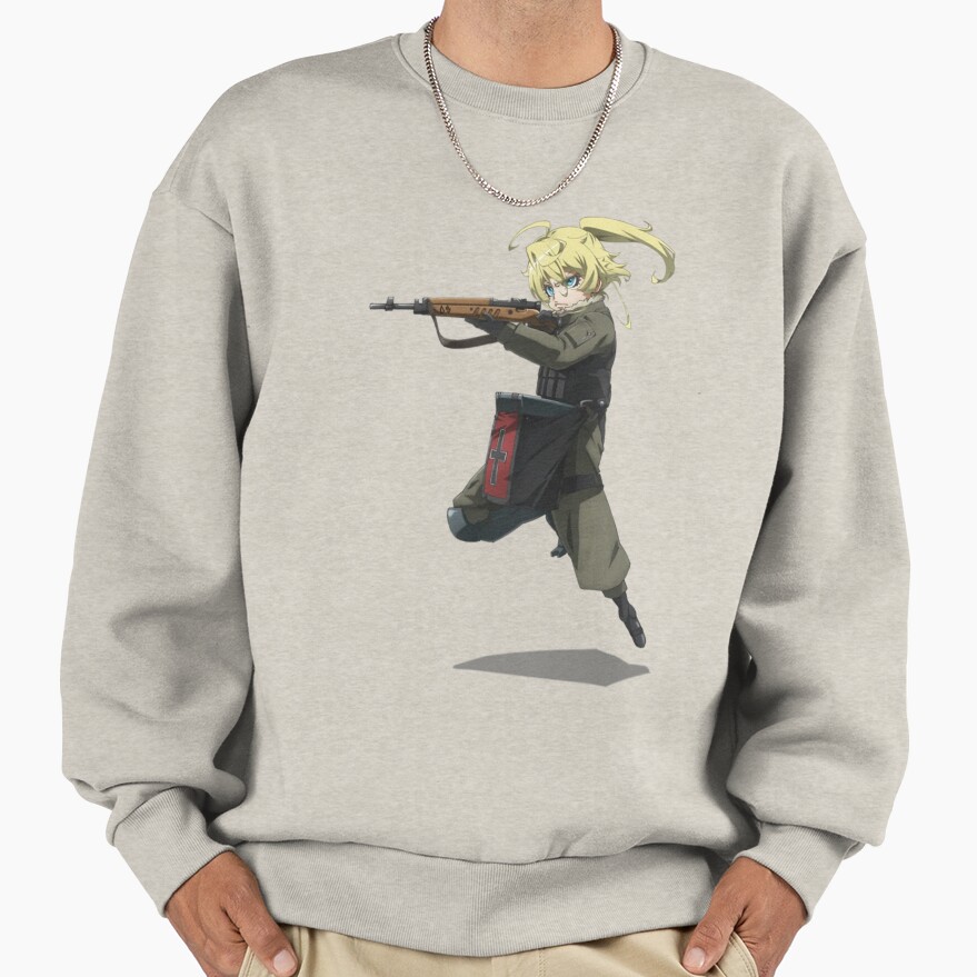 Tanya The Evil Tanya Von Degurechaff Tactical Fury Sweatshirt - Image 3