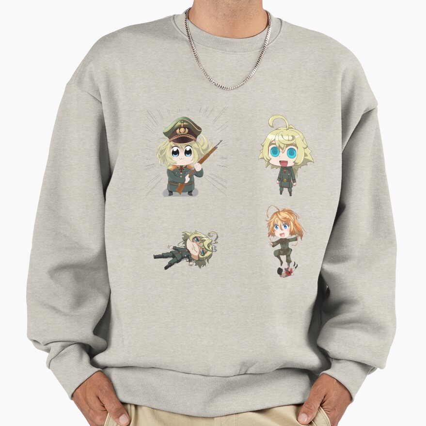Tanya The Evil Chibi Tanya Division Pack Sweatshirt - Image 3