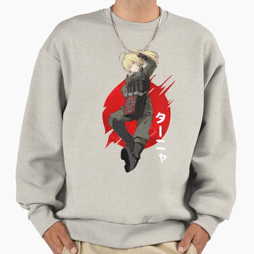 Tanya The Evil Tanya Degurechaff Elite Officer Sweatshirt - Image 3