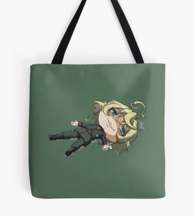 Tanya Degurechaff Chibi Playing Dead Tote Bag