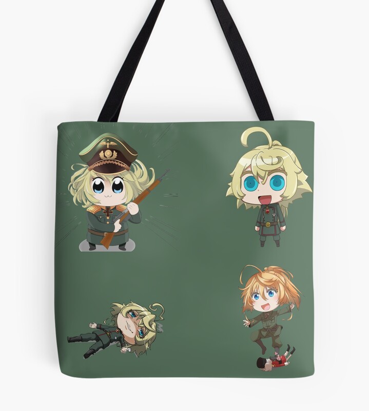 Tanya Degurechaff Chibi Pack Tote Bag